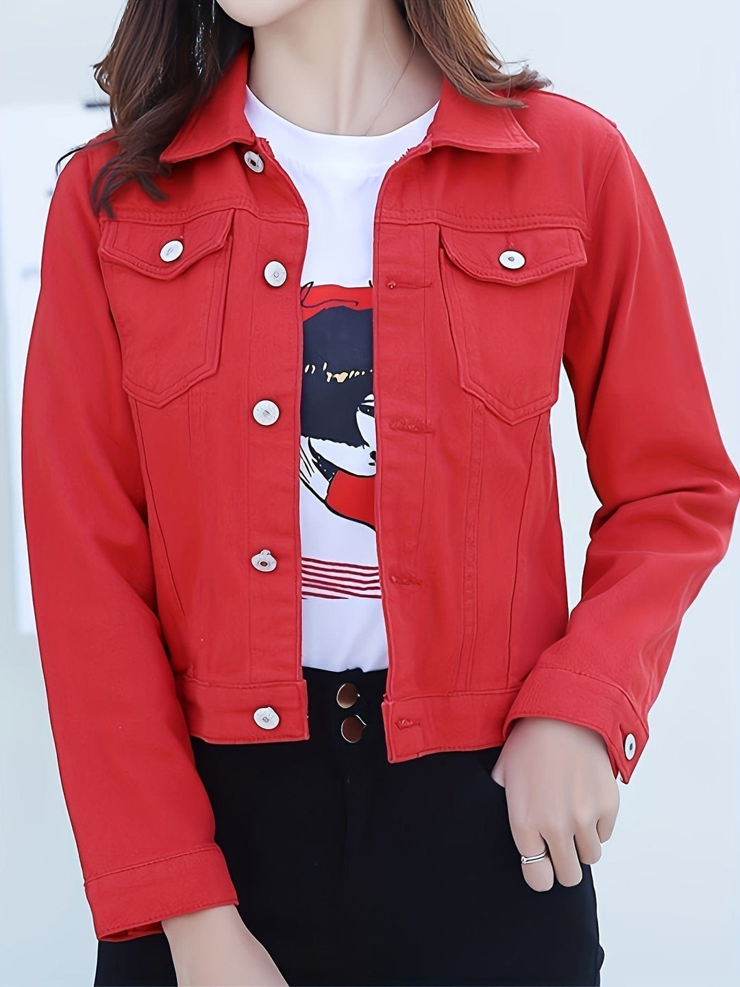 Lunaria Women Jacket Alison Classic Denim Jacket For Women