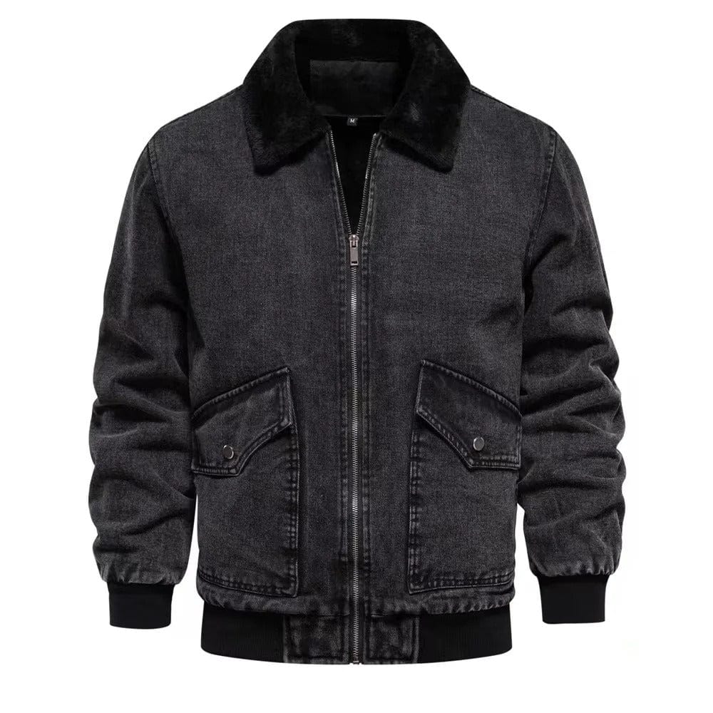 Lunaria Women Jacket Classic black / S Irene Sherpa-Lined Denim Jacket