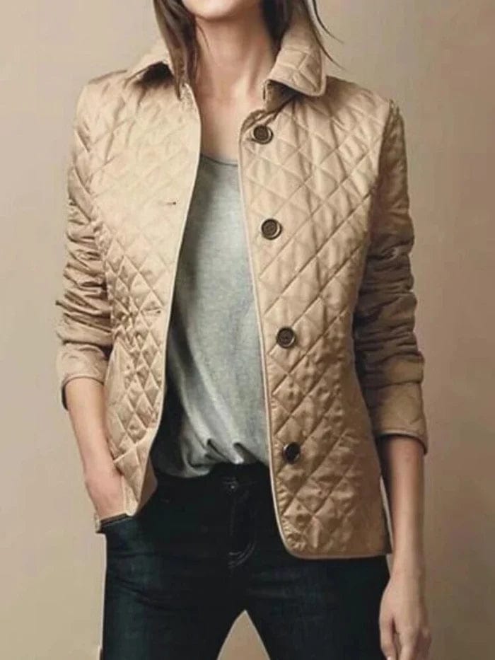 Lunaria Women Jacket Cynthia Quilted Button Jacket