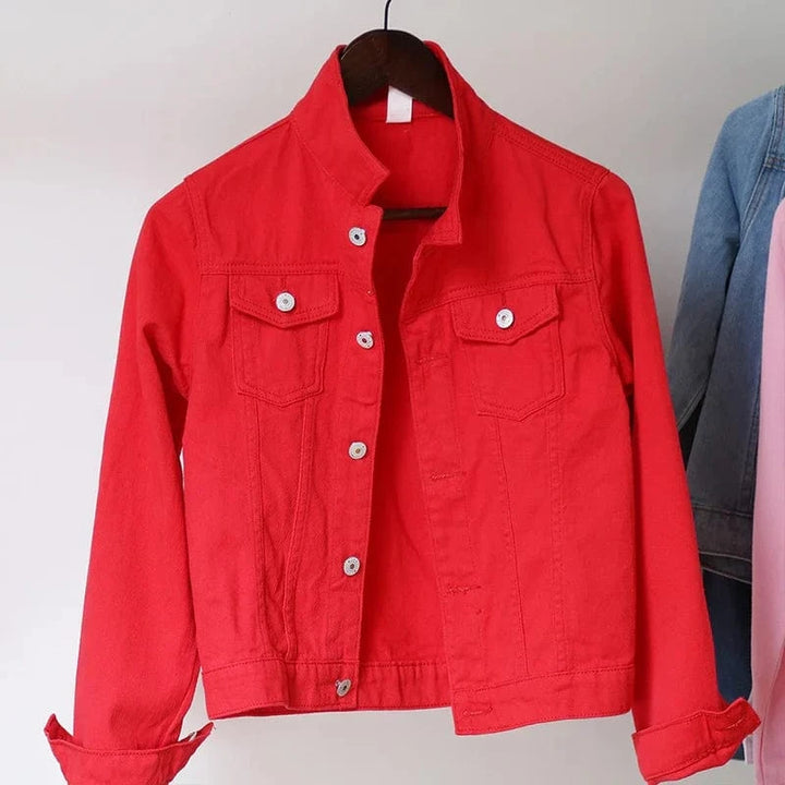 Lunaria Women Jacket Jennifer Short Denim Jacket For Women