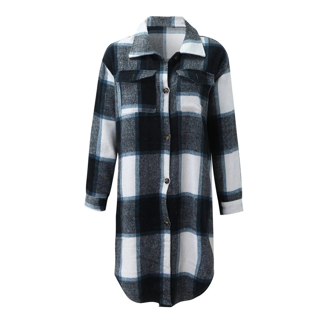 Lunaria Women Jacket Sidney Longline Button Shirt Jacket