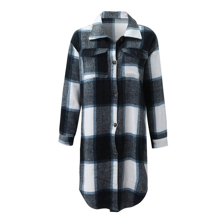 Lunaria Women Jacket Sidney Longline Button Shirt Jacket