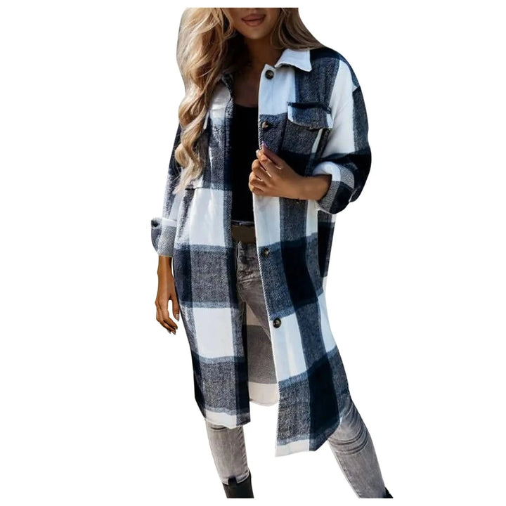 Lunaria Women Jacket Sidney Longline Button Shirt Jacket