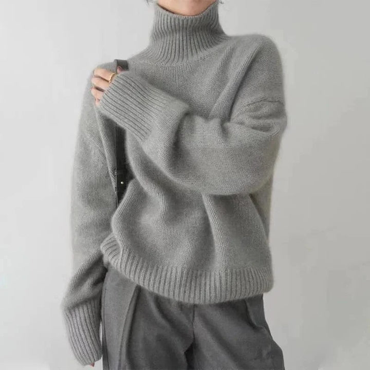 Lunaria Women Sweater Grey / S Elise Turtleneck Sweater