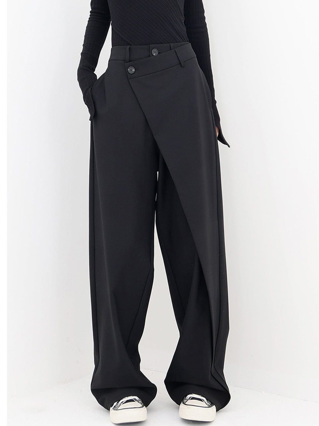 Lunaria Women Trouser black / S Vesper Linen Baggy Trousers