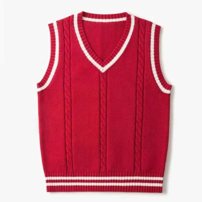 Lunaria Women Vest Antonella Cable Knit Sleeveless Vest