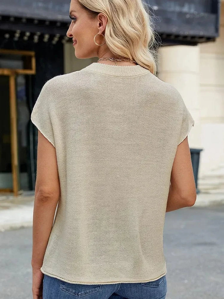 Lunaria Women Vest Cecilia Knit Summer Sweater Vest
