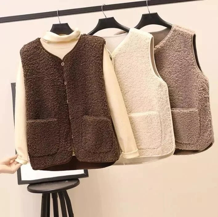 Lunaria Women Vest Kimberly Reversible Fleece Vest
