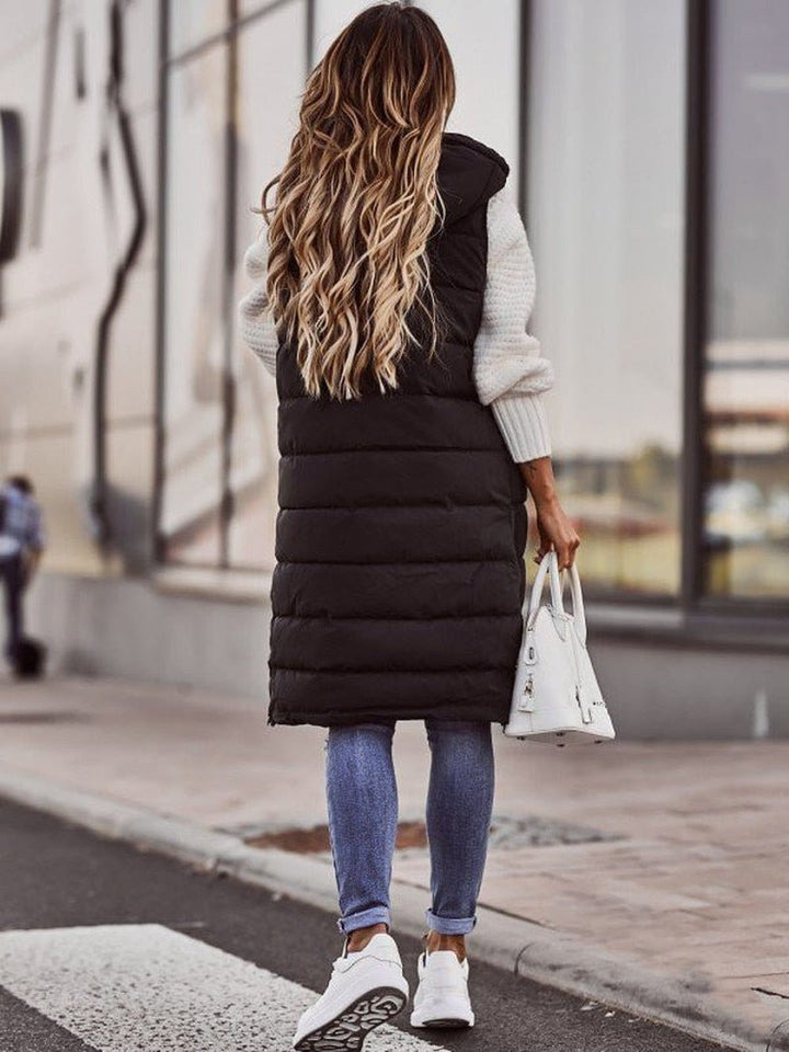 Savannah Knee-Length Puffer Vest