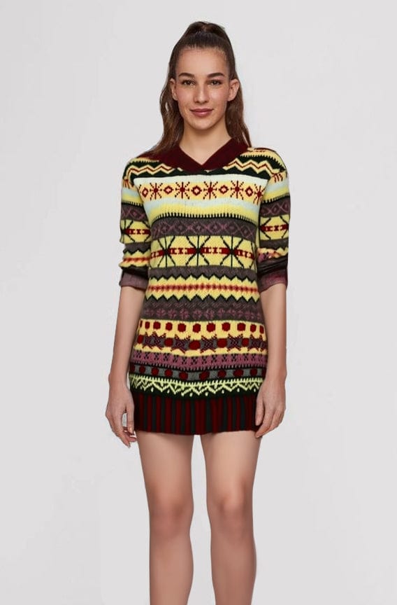 Zoe Knit Mini Sweater Dress