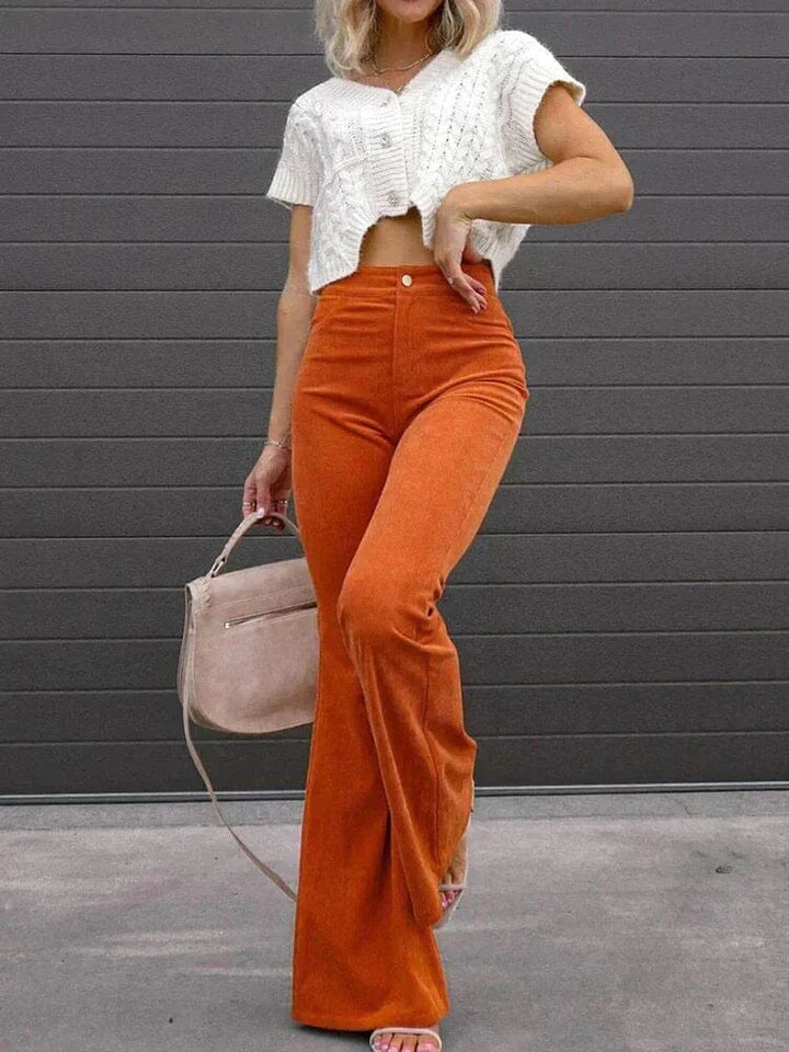 Tatum Flared Corduroy Trousers