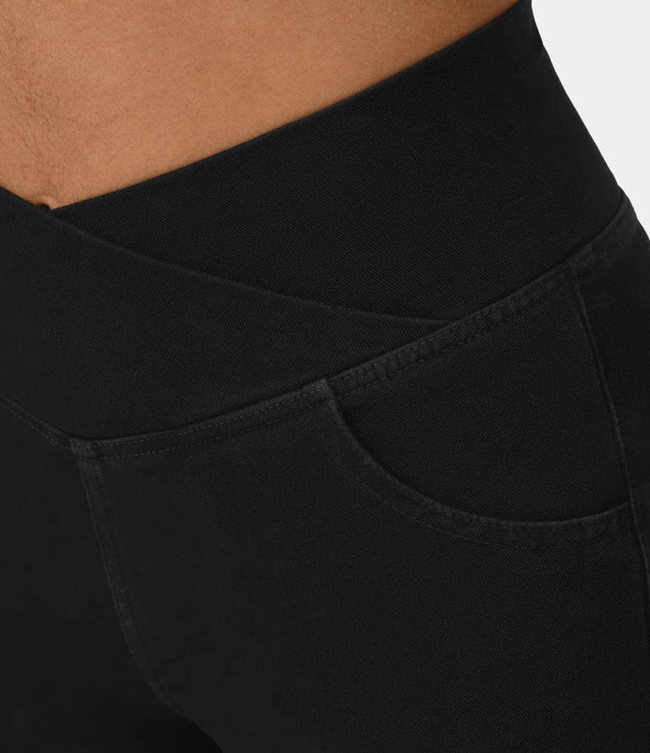 Tamsyn High-Waist Retro Flare Trousers