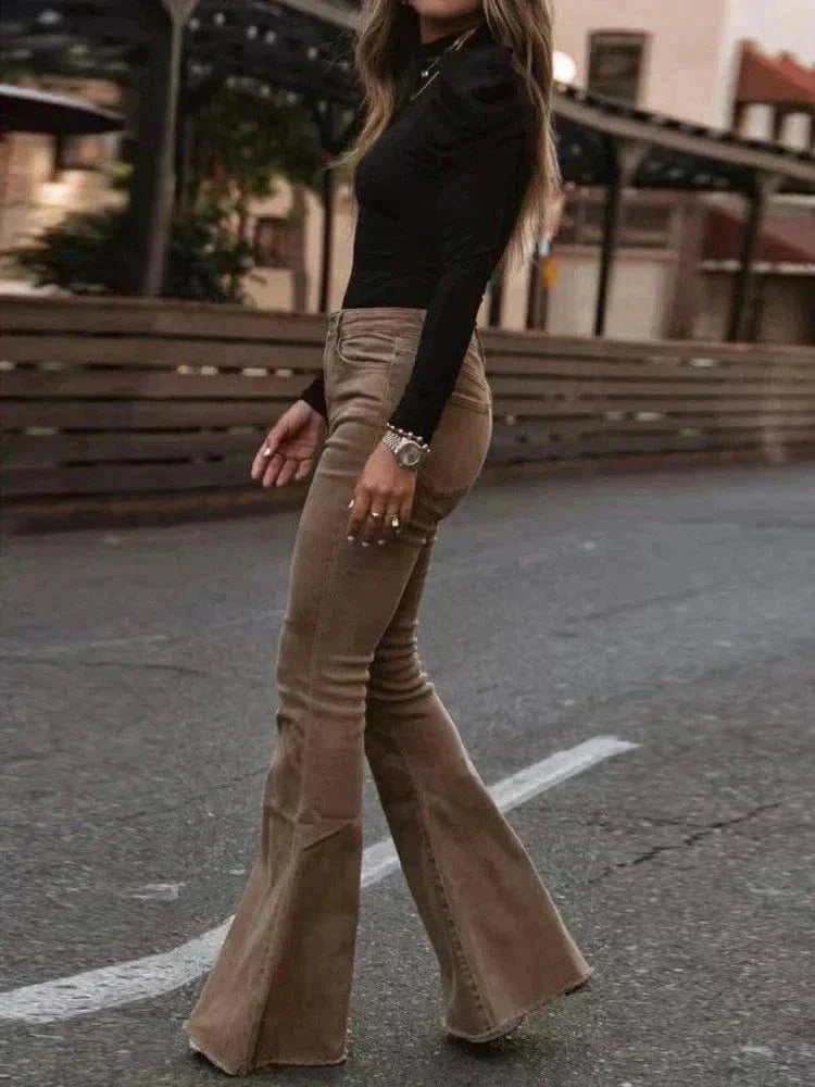 Tatum Flared Corduroy Trousers