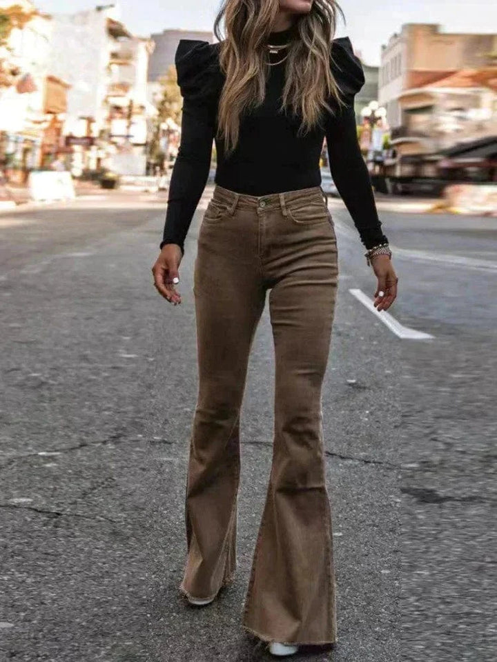 Tatum Flared Corduroy Trousers