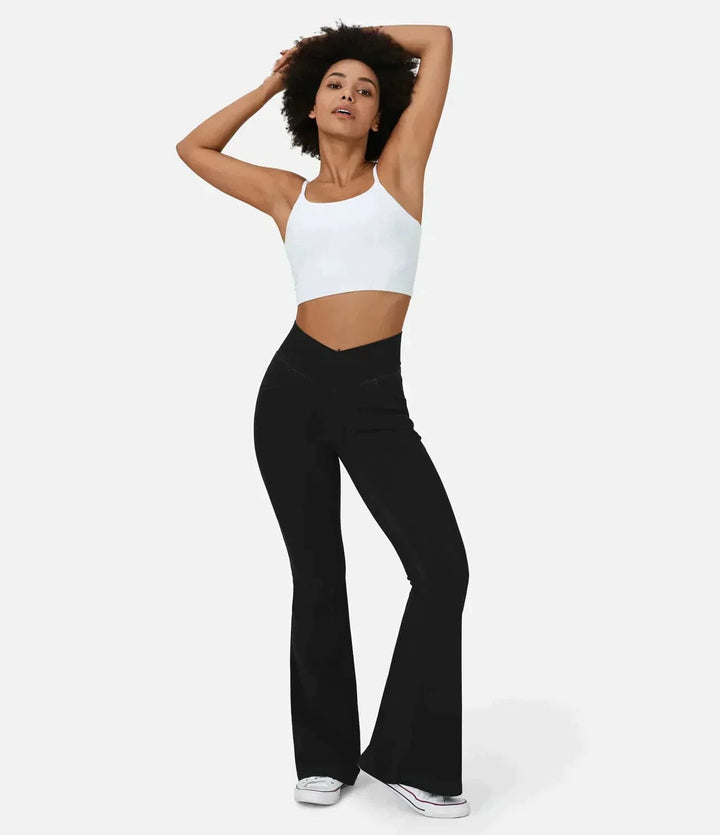 Tamsyn High-Waist Retro Flare Trousers