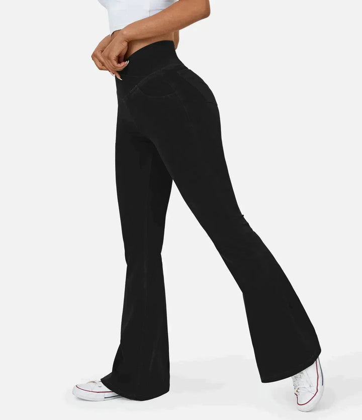 Tamsyn High-Waist Retro Flare Trousers