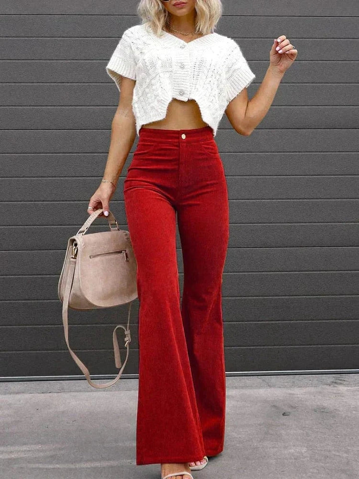 Tatum Flared Corduroy Trousers
