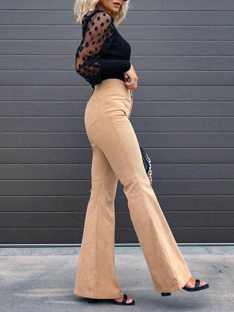 Tatum Flared Corduroy Trousers